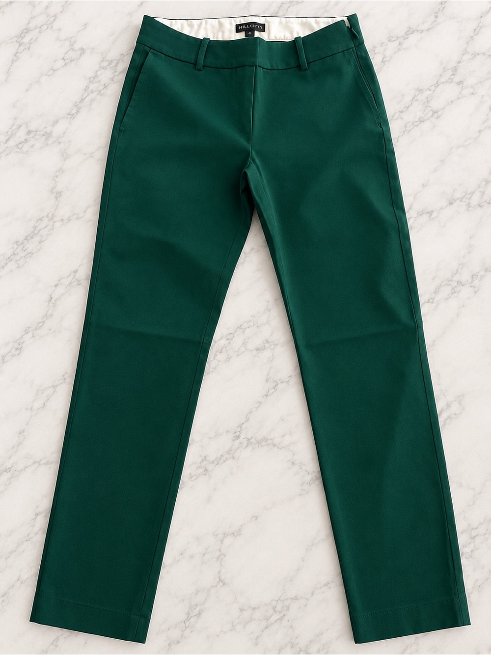 J. Crew Forest Green Chino Pants NWOT 0